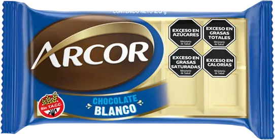 ARCOR CHOCOLATE x25g BLANCO