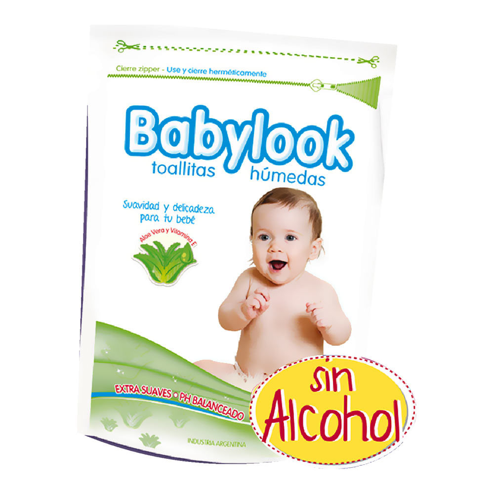 BABYLOOK TOALLITAS HUMEDAS x70u ALOE