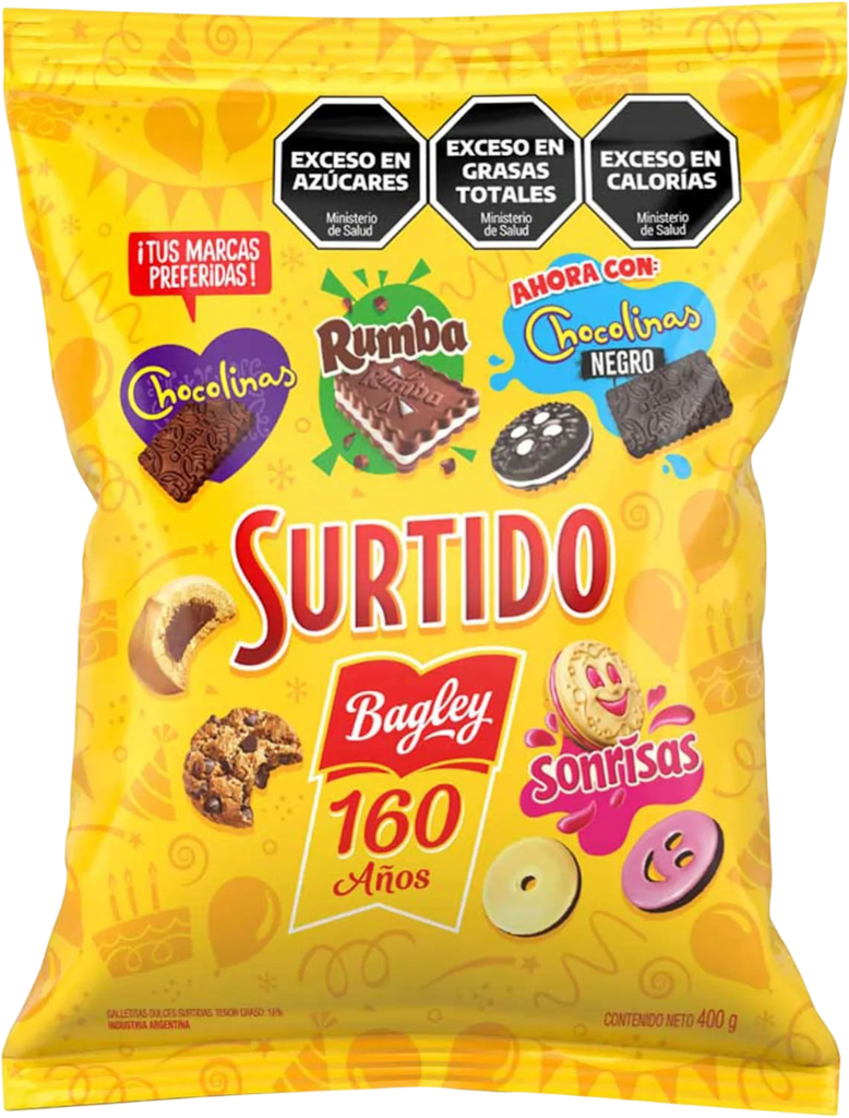 BAGLEY GALLETA SURTIDO x400g