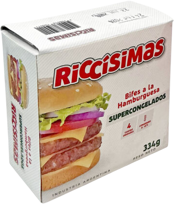 RICCISIMAS HAMBURGUESAS x4u
