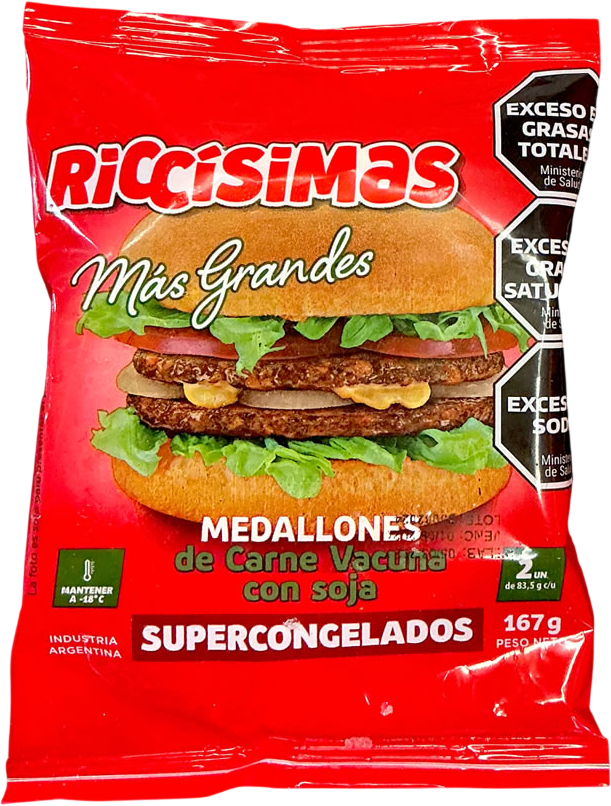 RICCISIMAS MEDALLON DE CARNE x220gr