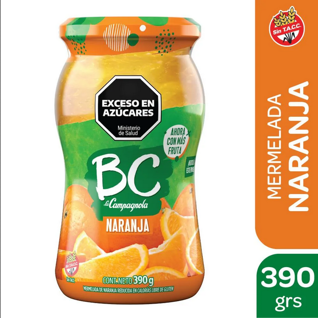BC MERMELADA x390g NARANJA