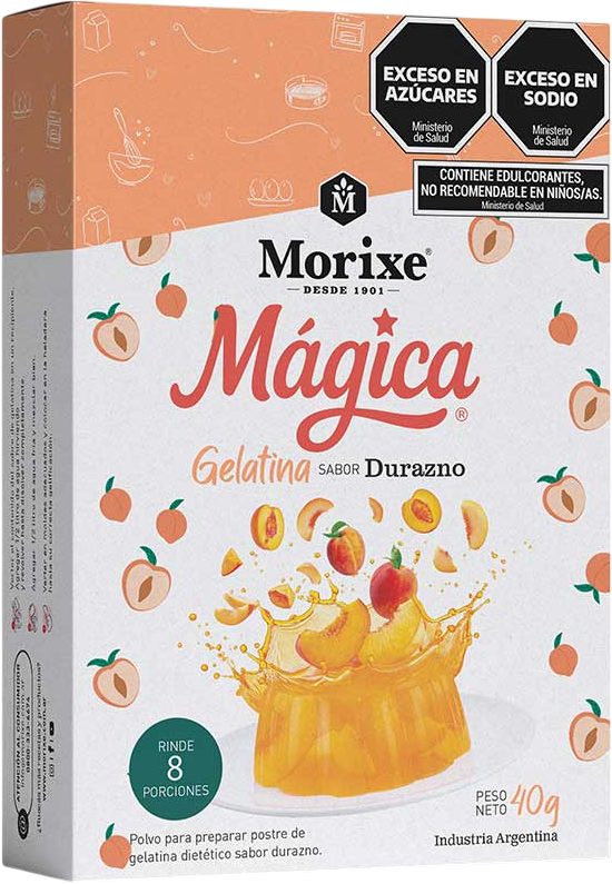 MORIXE GELATINA x40g DURAZNO