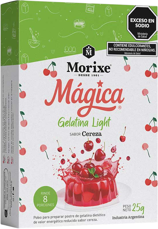 MORIXE GELATINA x25g LIGHT CEREZA