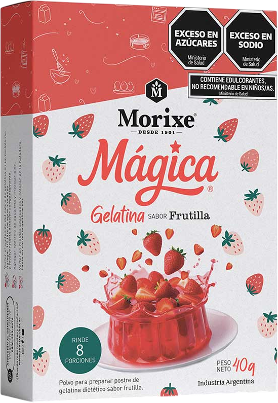 MORIXE GELATINA x40g FRUTILLA