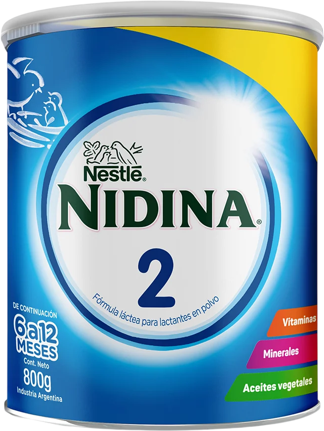 NIDINA N°2 LECHE POLVO x800g