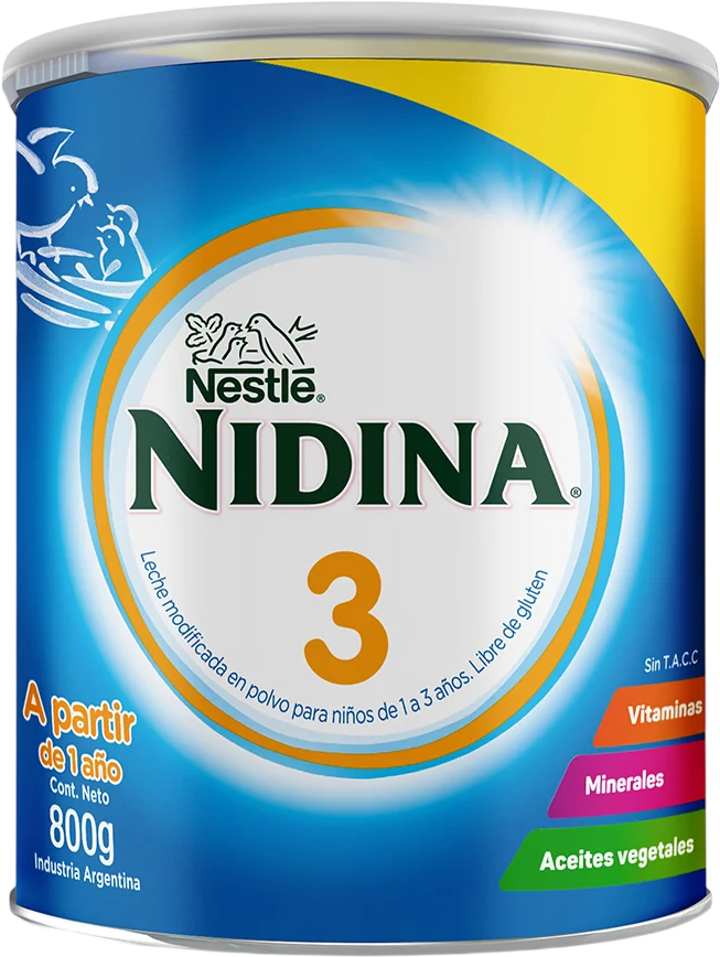 NIDINA N°3 LECHE POLVO x800g