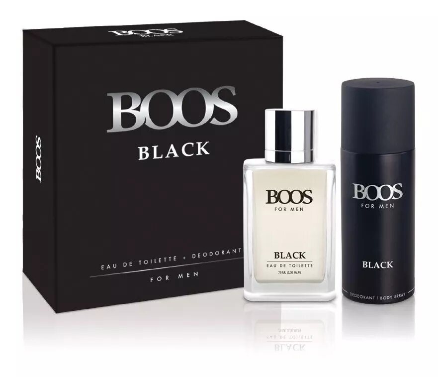 BOOS MEN SET EDT+DEO BLACK