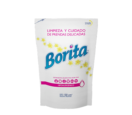 BORITA DETERGENTE P/ROPA x150ml