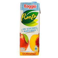 BAGGIO PRONTO S/C x1L DURAZNO
