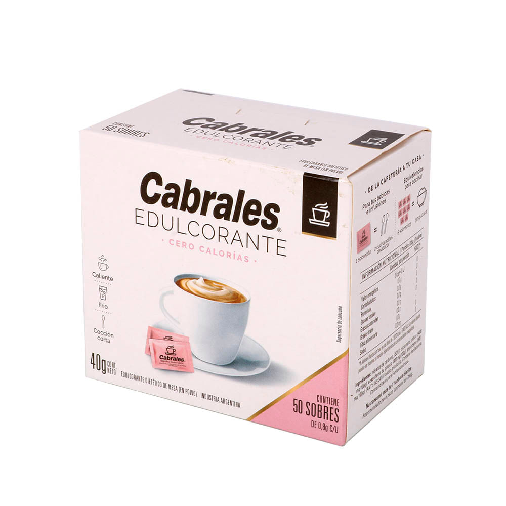 CABRALES EDULCORANTE x50u