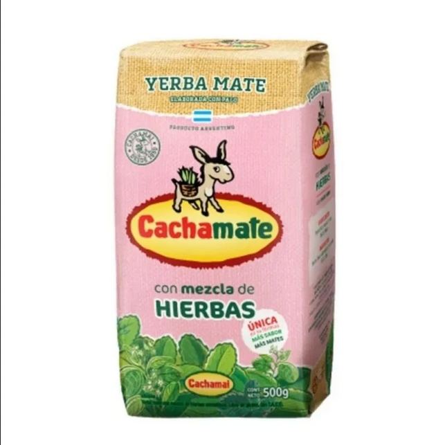 CACHAMATE YERBA x500g ROSA