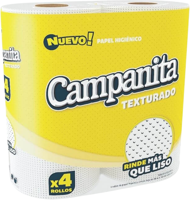 CAMPANITA PAPEL HIG 4x30m TEXT