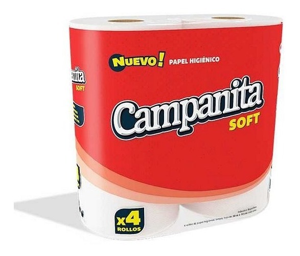 CAMPANITA PAPEL HIG 4x30m SOFT