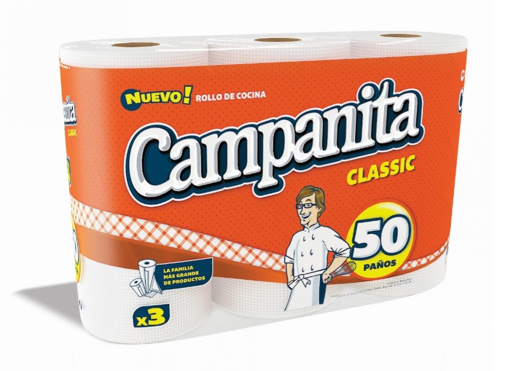 CAMPANITA ROLLO COCINA 3x50