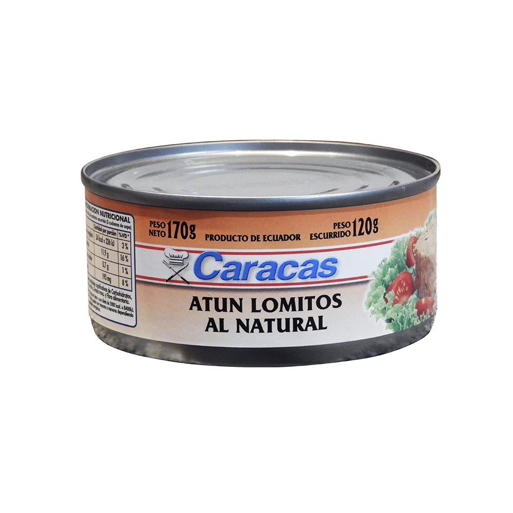 CARACAS ATUN LOMITO x170g NATURAL