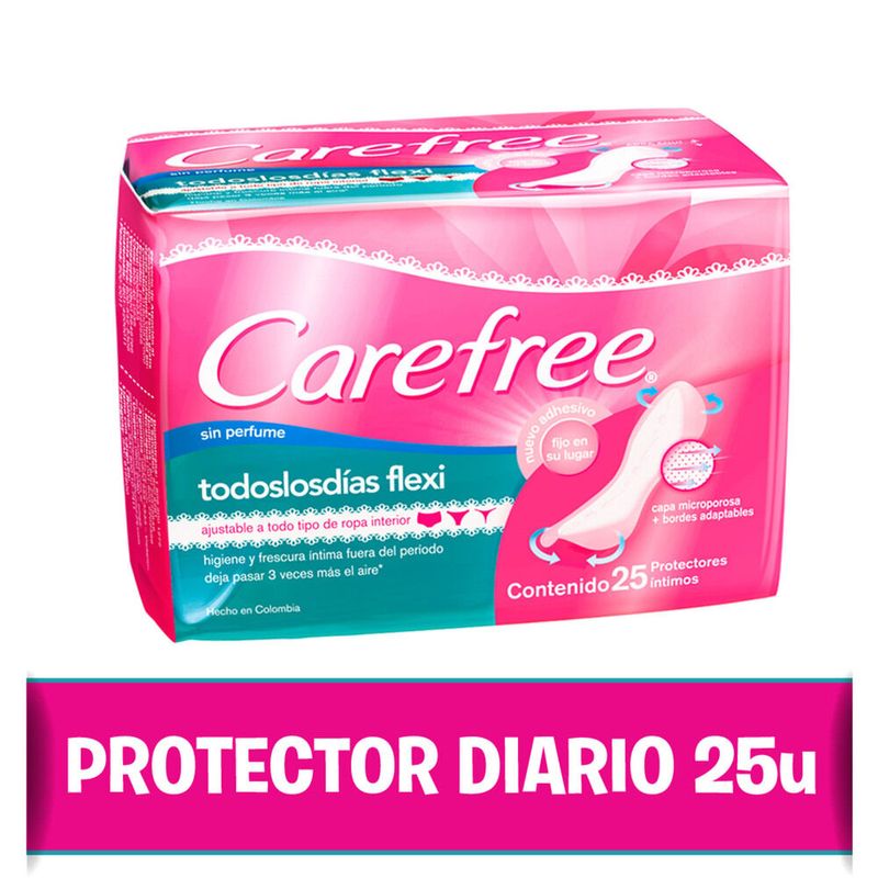 CAREFREE PROT x25u TODOS LOS DIAS FLEXI