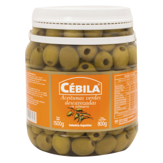 CEBILA ACEITUNA VERDE x1.5KG ENT