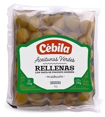 CEBILA ACEITUNA VERDE x190g RELL