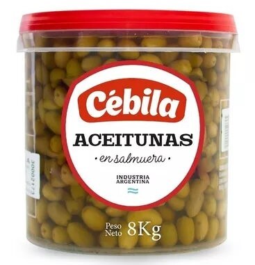 CEBILA ACEITUNA VERDE x8KG N°5