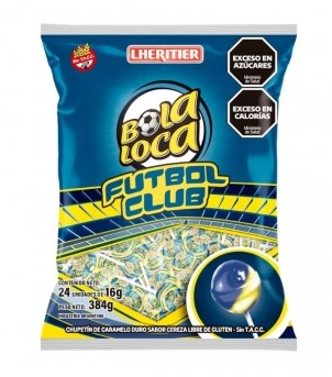 BOLA LOCA CHUPETIN x24u FUTBOL CLUB B