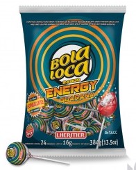 BOLA LOCA CHUPETIN x24u ENERGY