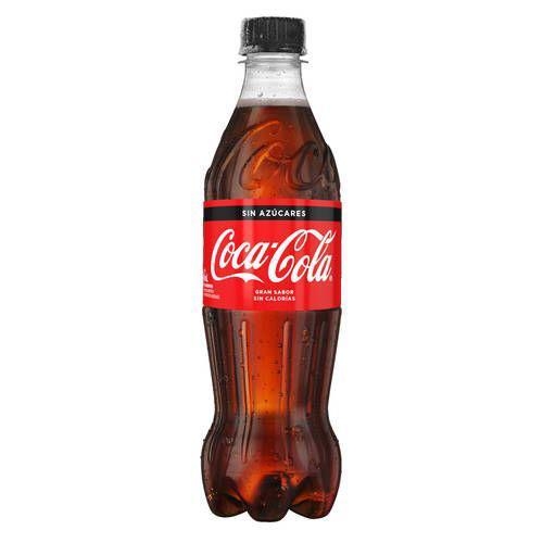 COCA COLA GASEOSA x500cc S/AZUCAR