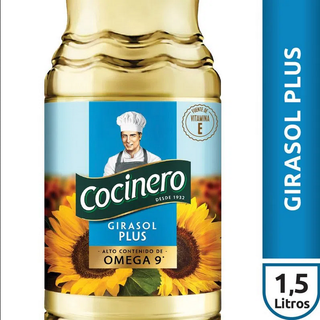 COCINERO ACEITE x1.5L GIRASOL PLUS