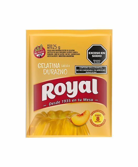 ROYAL GELATINA x25g DURAZNO