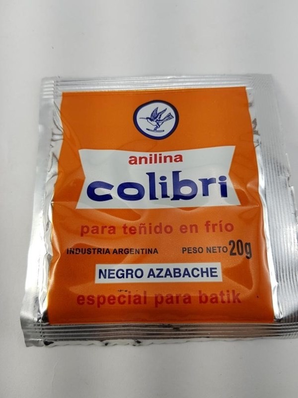 COLIBRI ANILINA x20g NEGRO