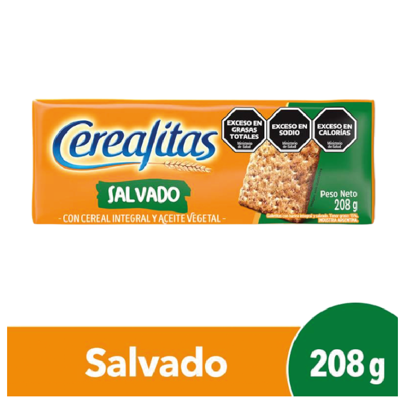 CEREALITAS GALLETA x208g SALVADO