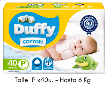 DUFFY PAÑAL COTTON P x40u