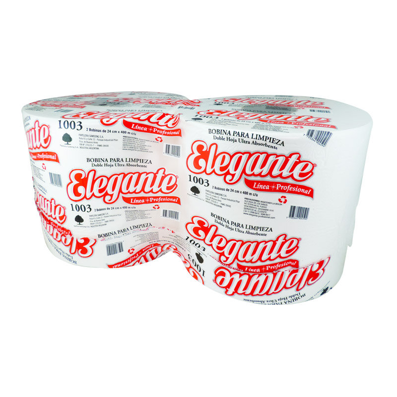ELEGANTE BOBINA INDUSTRIAL 24x400x2u