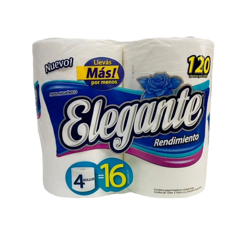 ELEGANTE PAPEL HIG 4x120m