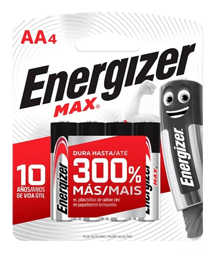 ENERGIZER MAX PILAS AA x4u E91