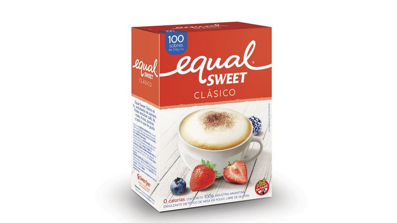 EQUALSWEET EDULCORANTE x100u SOBRES