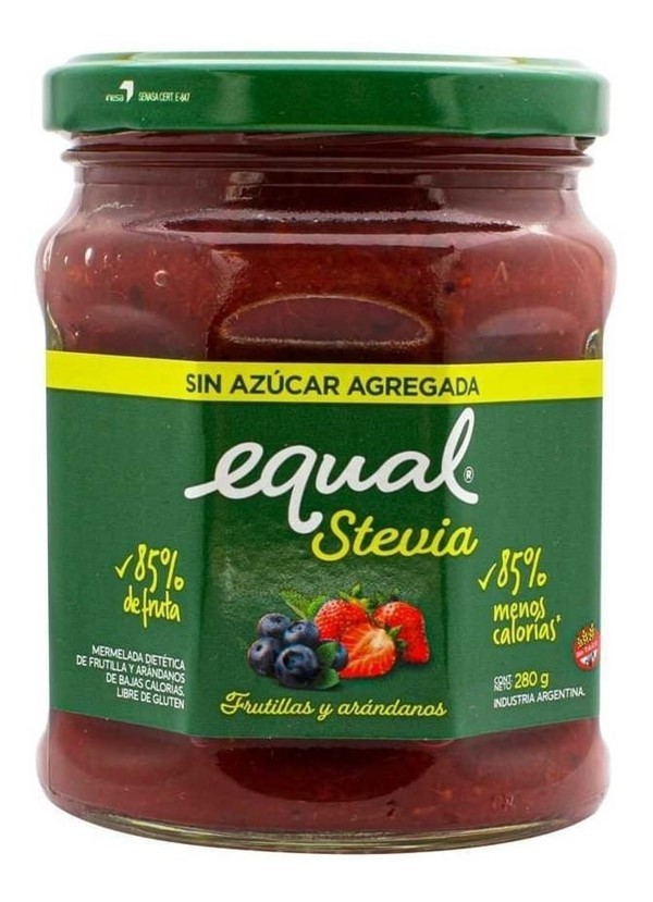 EQUALSWEET MERMELADA x280g FRUT-ARAND