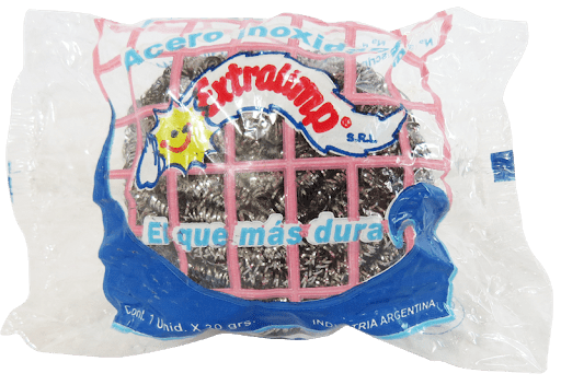 EXTRALIMP ESPONJA BOLLITO x30g ACERO INOX