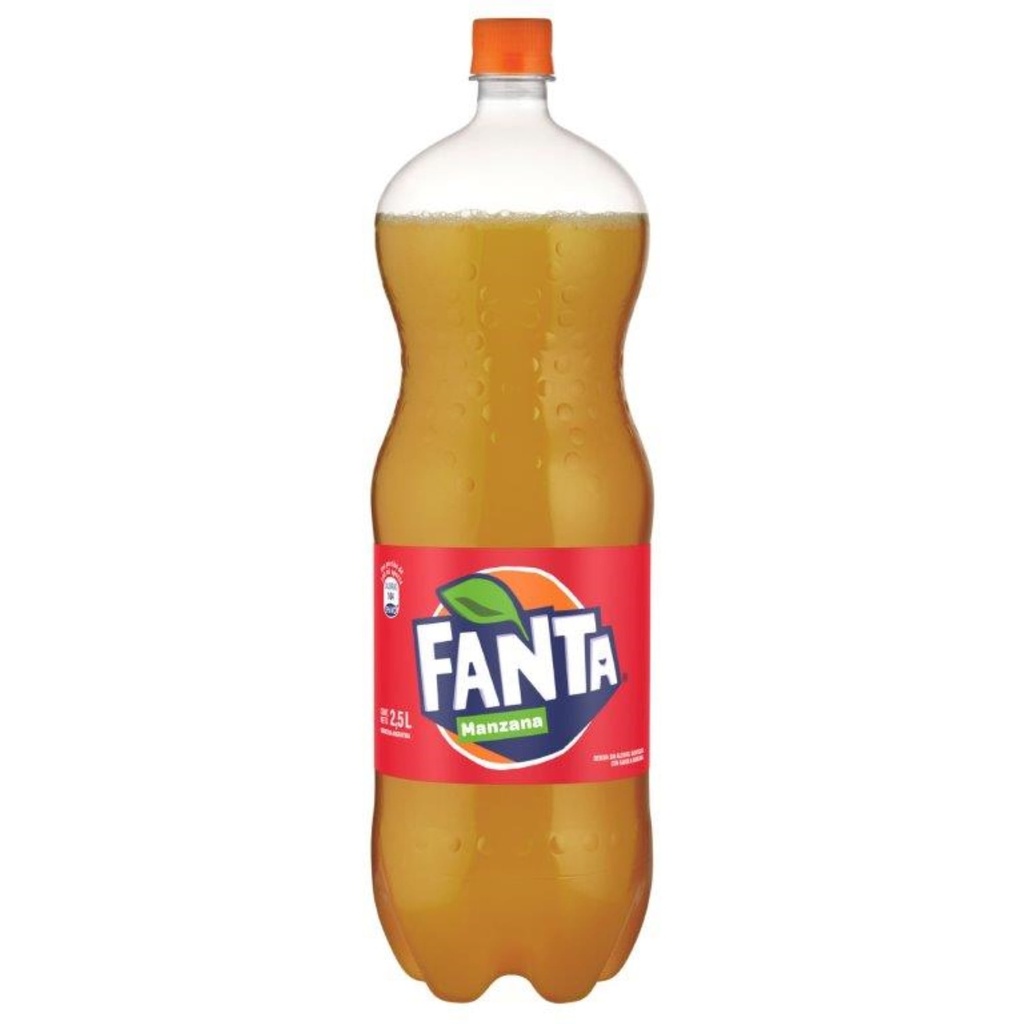 FANTA GASEOSA x2.5L MANZANA