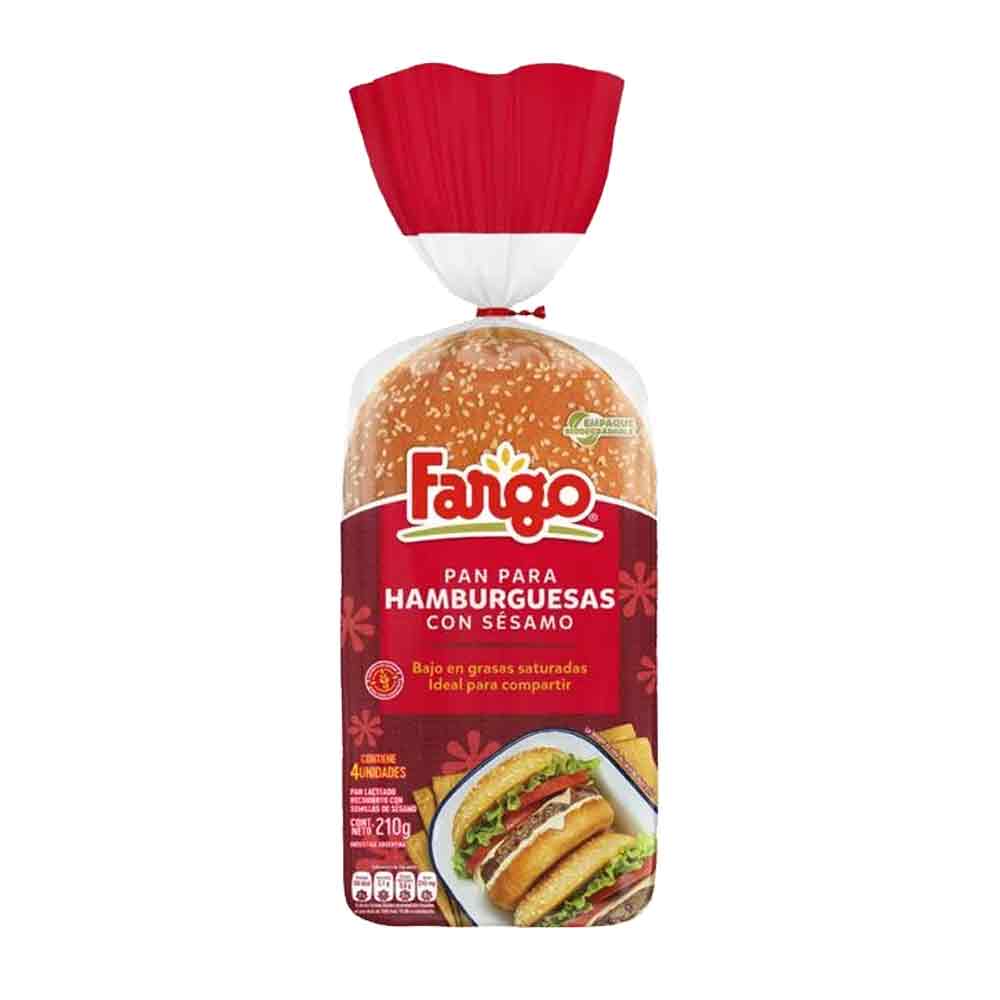 FARGO PAN HAMBURGUESA x210g C/SES