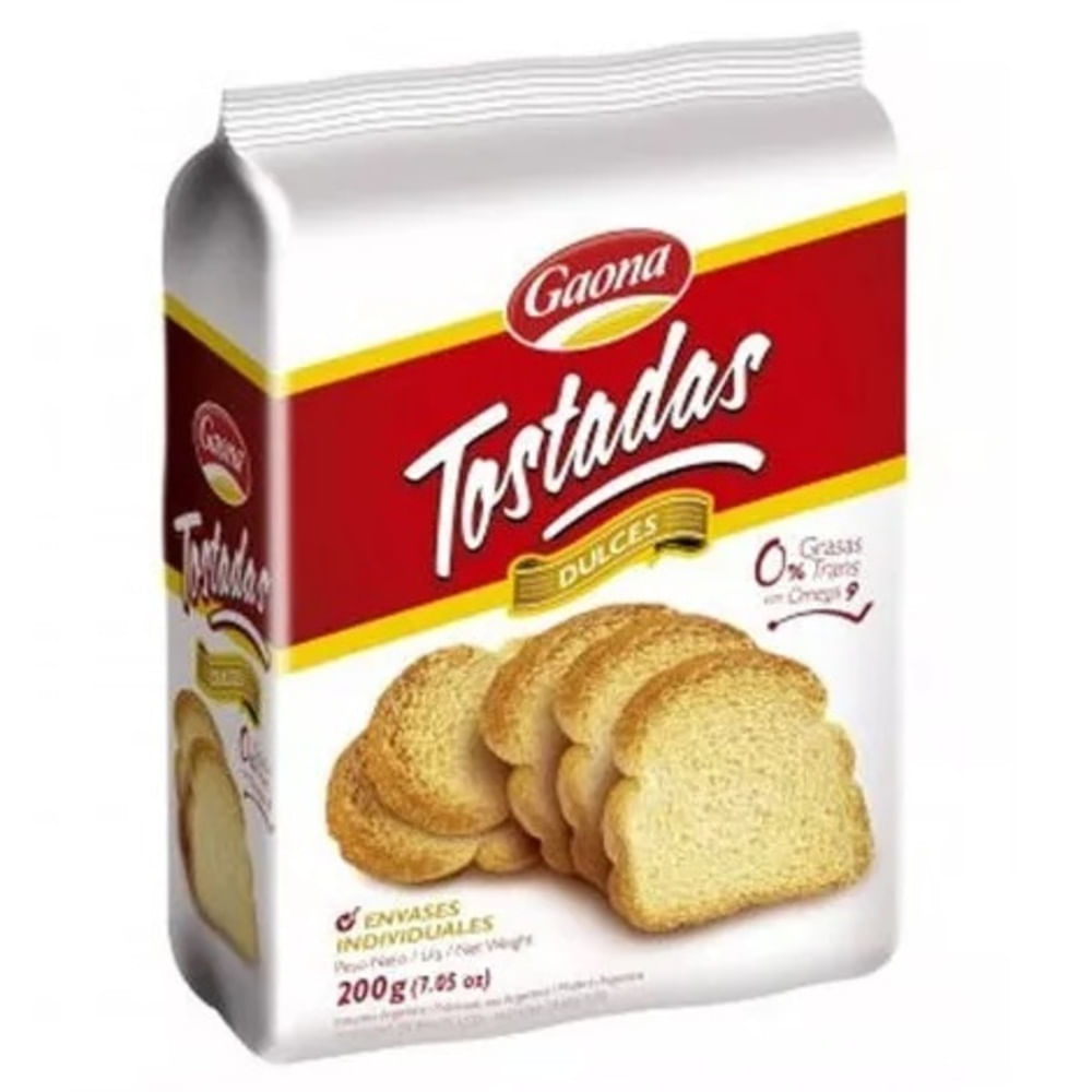 GAONA ALAMESA TOSTADAS x200g DULCE