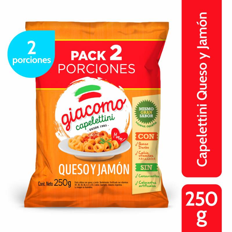 GIACOMO CAPELETTINI x250g QUESO/JAMON
