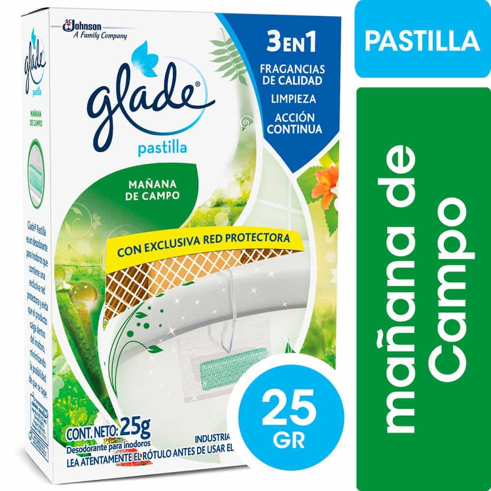 GLADE PASTILLA x25g MAÑANA DE CAMPO