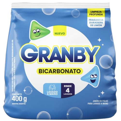 GRANBY JAB POLVO x400g LAV MANO LIMON