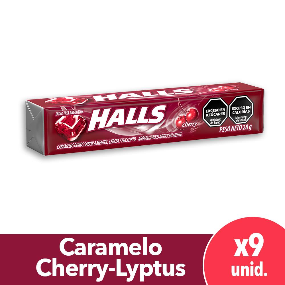 HALLS CARAMELOS x1u CHERRY LYPTUS