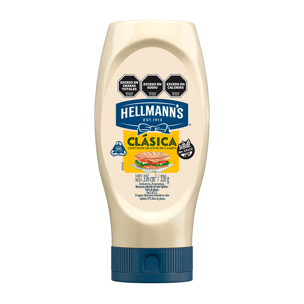 HELLMANNS MAY x320g SQZ CLASICA