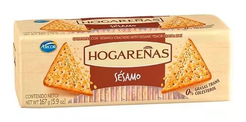 HOGAREÑAS GALLETA x167g SESAMO