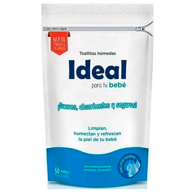 IDEAL TOALLITAS HUMED x50u CLASICAS