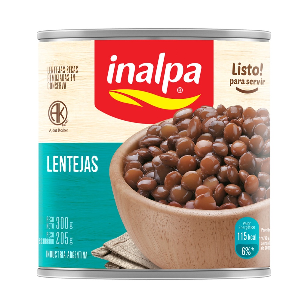 INALPA LENTEJAS x300g