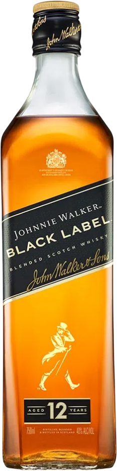 JOHNNIE WALKER WHISKY x750ml BLACK LABEL